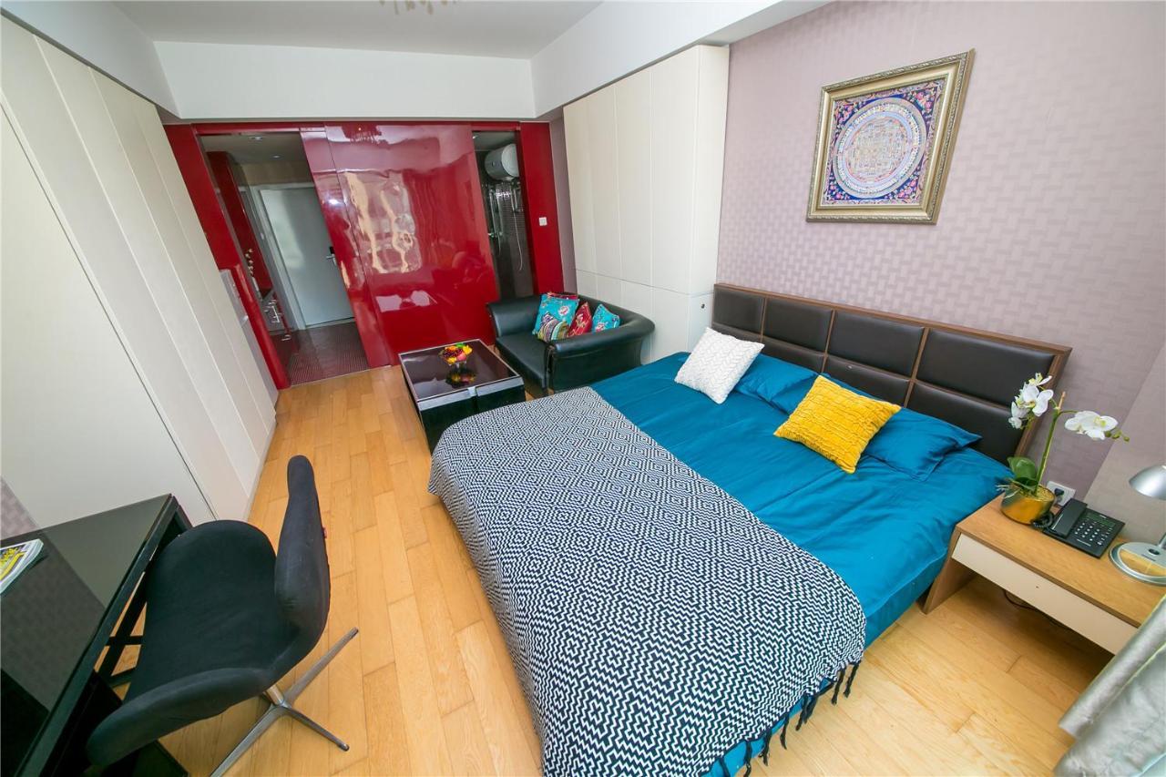 Qingdao Lejiaxuan Boutique Apartment International Convention Center Branch Bagian luar foto