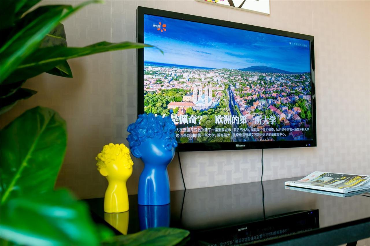 Qingdao Lejiaxuan Boutique Apartment International Convention Center Branch Bagian luar foto