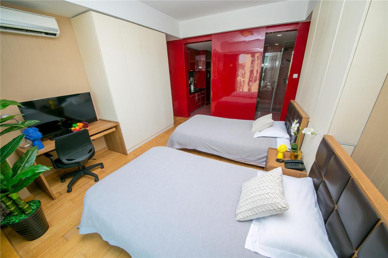 Qingdao Lejiaxuan Boutique Apartment International Convention Center Branch Bagian luar foto