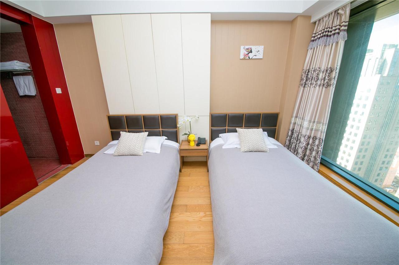 Qingdao Lejiaxuan Boutique Apartment International Convention Center Branch Bagian luar foto