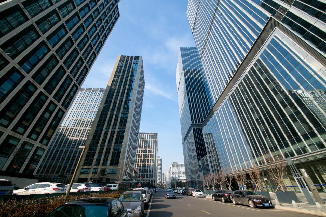 Qingdao Lejiaxuan Boutique Apartment International Convention Center Branch Bagian luar foto